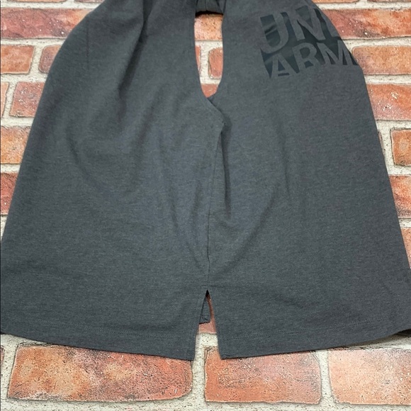 Under Armour Men's Sleeveless Shirt - Dark Gray - Picture 3 of 4